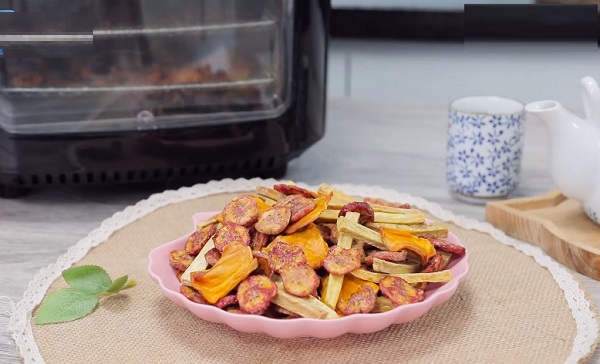 Cảm nhận khi ăn hoa quả sấy làm bằng nồi chiên không dầu