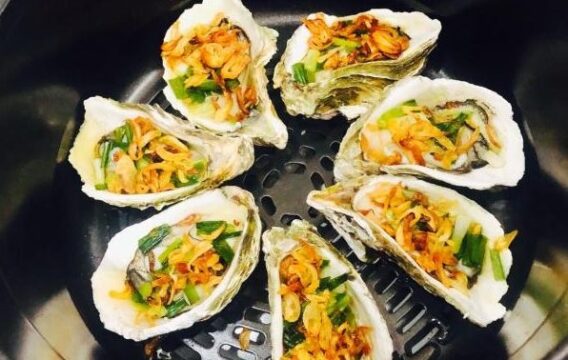 Cách nướng hàu bằng nồi chiên không dầu