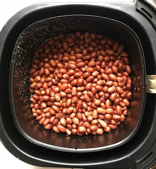 Cách rang lạc bằng nồi chiên không dầu