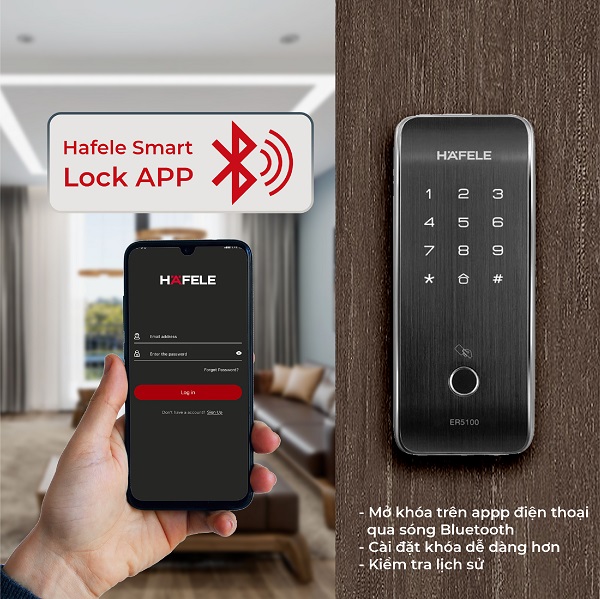 Hướng dẫn cài đặt điều khiển từ xa cho khóa điện tử Häfele