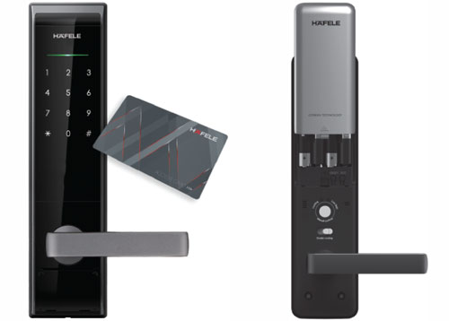Hướng dẫn dùng khóa cửa thẻ từ Häfele 3 khóa cửa điện tử Häfele