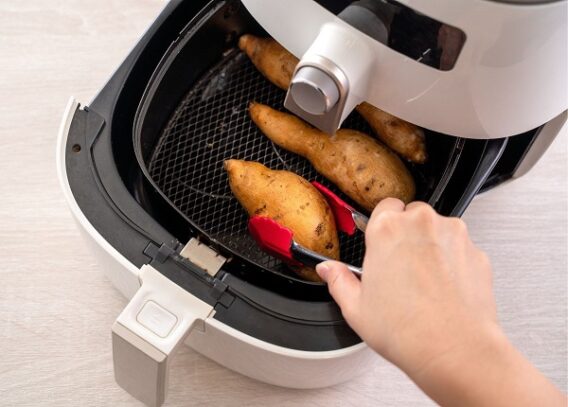 Cách nướng khoai lang bằng nồi chiên không dầu