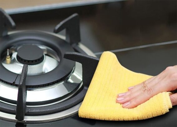 Cách sử dụng bếp gas Hafele 5 vệ sinh bếp gas