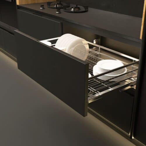 Giá bát đĩa Hafele 549.08.014 900mm 5 Ảnh thực tế bộ rổ bát đĩa Hafele 549.08.014 900mm