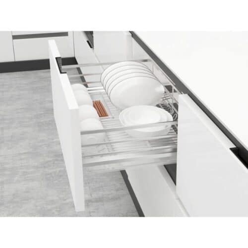 Ảnh thực tế bộ rổ bát đĩa Hafele Cappella 549.08.143 600mm