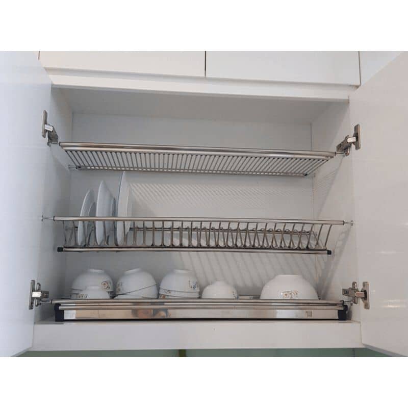 Ảnh thực tế bộ rổ bát đĩa Hafele Presto 544.40.033 800mm Ảnh thực tế bộ rổ bát đĩa Hafele Presto 544.40.033 800mm