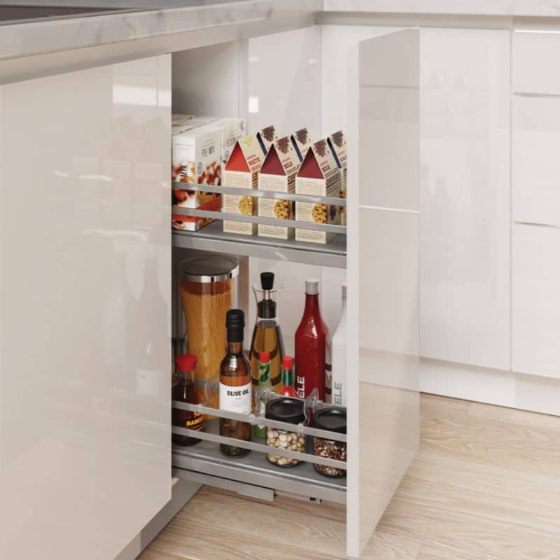 Ảnh thực tế bộ rổ gia vị Hafele Omero 549.20.823 300mm Ảnh thực tế bộ rổ gia vị Hafele Omero 549.20.823 300mm