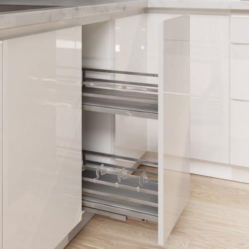 Bộ rổ gia vị Hafele Omero 549.20.823 300mm 4 Ảnh thực tế bộ rổ gia vị Hafele Omero 549.20.823 300mm