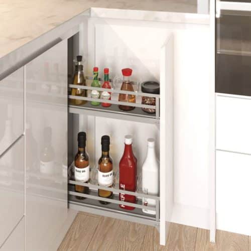 Bộ rổ gia vị Hafele Omero 549.20.890 150mm (trái) 5 Ảnh thực tế bộ rổ gia vị Hafele Omero 549.20.890 150mm (trái)