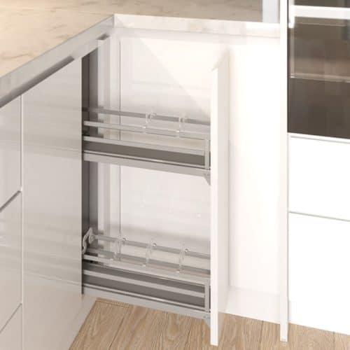 Bộ rổ gia vị Hafele Omero 549.20.890 150mm (trái) 4 Ảnh thực tế bộ rổ gia vị Hafele Omero 549.20.890 150mm (trái)