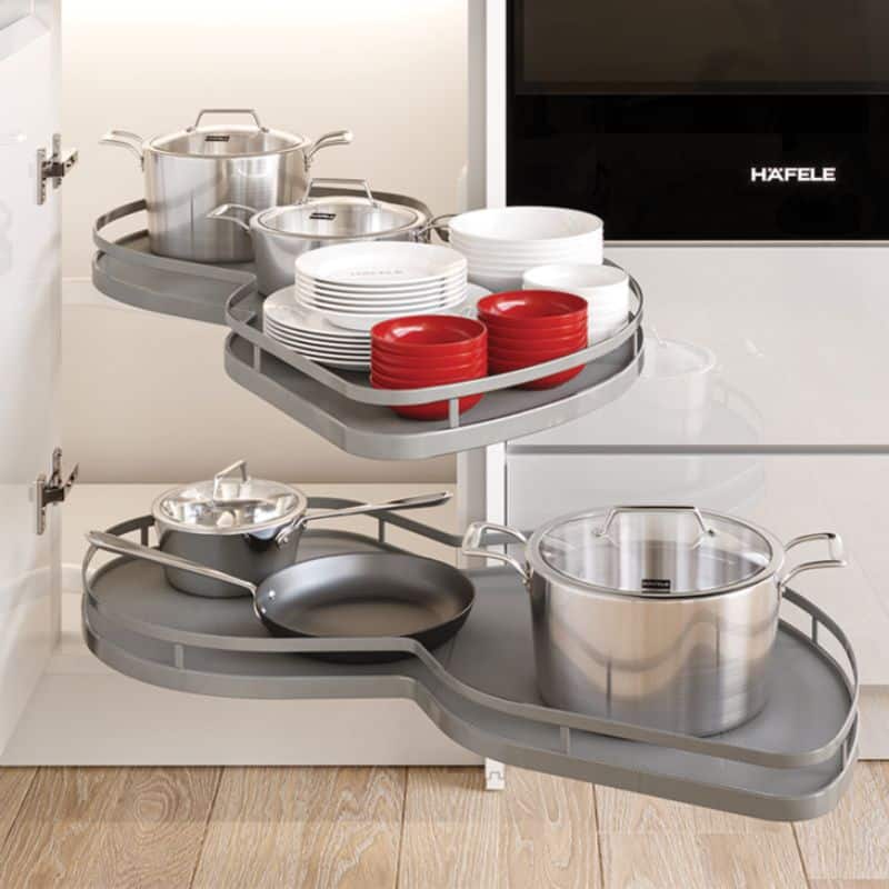 Ảnh thực tế bộ rổ góc Hafele Olla Move 541.01.804 (phải) Ảnh thực tế bộ rổ góc Hafele Olla Move 541.01.804 (phải)