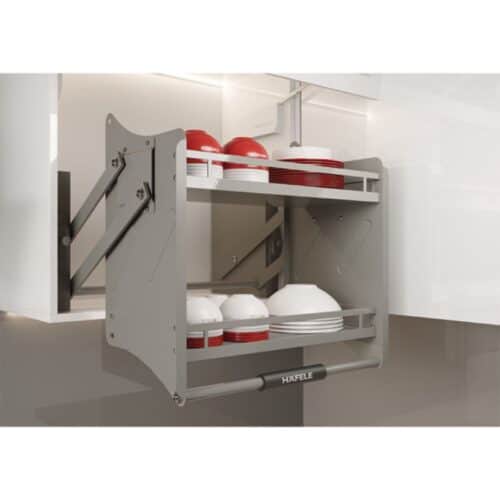 Ảnh thực tế bộ rổ nâng hạ Hafele Oria 504.76.818 900mm