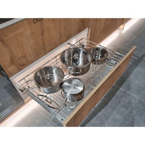 Ảnh thực tế bộ rổ xoong nồi Hafele Cappella 549.08.031 700mm