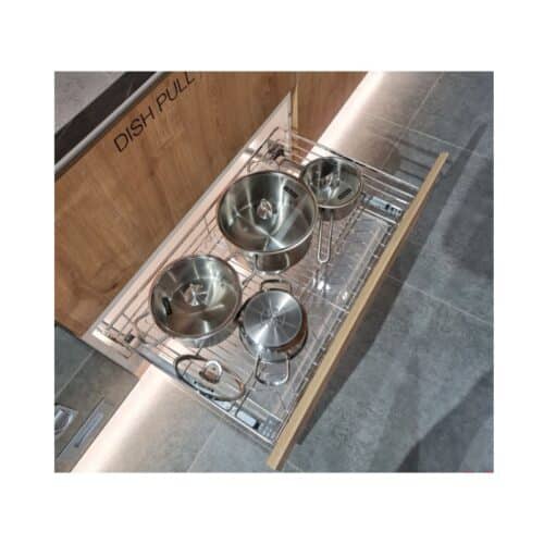 Bộ rổ xoong nồi Hafele Cappella 549.08.033 800mm 5 Ảnh thực tế bộ rổ xoong nồi Hafele Cappella 549.08.033 800mm