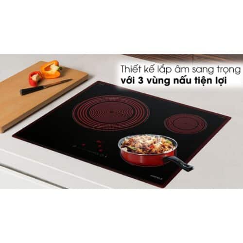 Thiết kế Bếp điện 3 vùng nấu Hafele HC-R603D 536.01.901