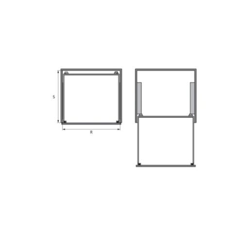 Giá bát đĩa Hafele 549.08.003 600mm 3 Bộ rổ bát đĩa Hafele 549.08.003 600mm