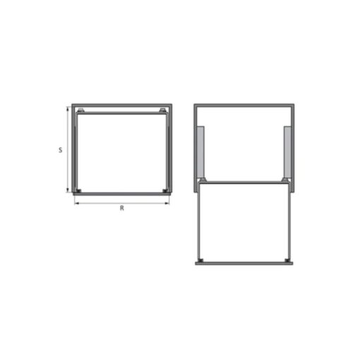 Giá bát đĩa Hafele 549.08.013 800mm 3 Bộ rổ bát đĩa Hafele 549.08.013 800mm