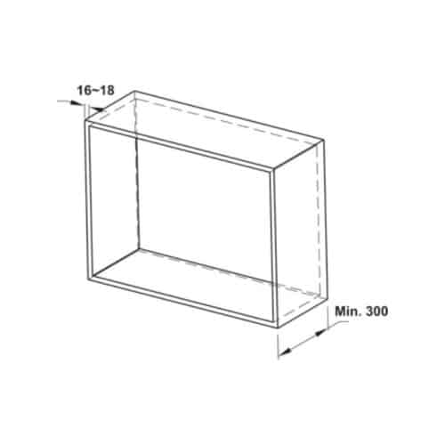 Bộ rổ bát đĩa Hafele Presto 544.40.031 700mm