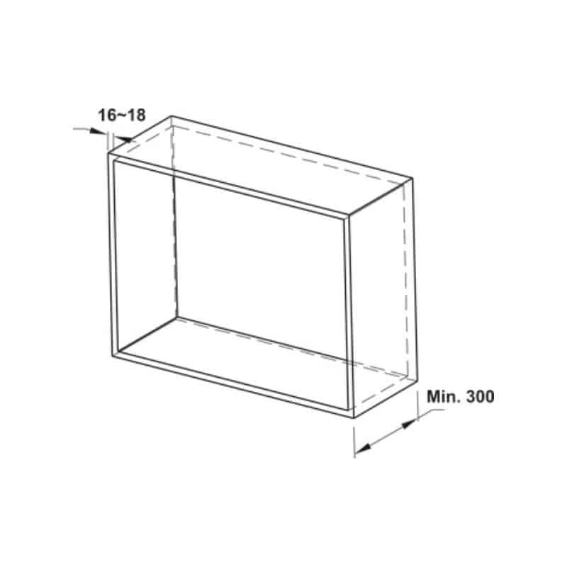 Bộ rổ bát đĩa Hafele Presto 544.40.034 900mm Bộ rổ bát đĩa Hafele Presto 544.40.034 900mm