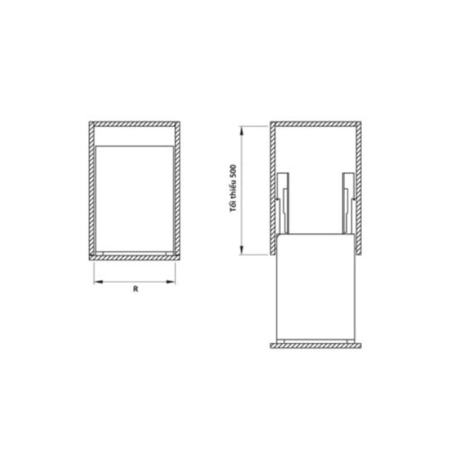 Bộ rổ gia vị Hafele Sonata 549.20.038 300mm