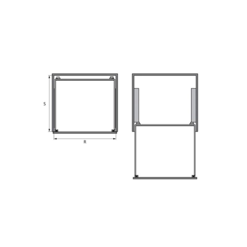 Bộ rổ xoong nồi Hafele Cappella 549.08.033 800mm Bộ rổ xoong nồi Hafele Cappella 549.08.033 800mm