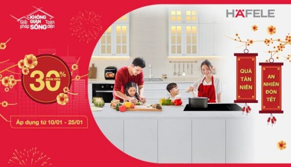 An nhiên đón tết cùng Häfele với ưu đãi lên đến 30%