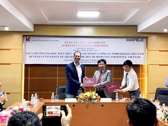 Häfele Việt Nam và Trường đại học Kiến Trúc TPHCM ký kết hợp tác đào tạo 2 Häfele Việt Nam và Trường đại học Kiến Trúc TPHCM ký kết hợp tác đào tạo