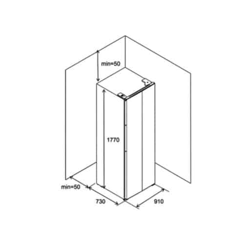 Tủ lạnh Hafele HF-SB6321FB 534.14.110 5 kich thuoc tu lanh hafele hf sb6321fb 534 14 110