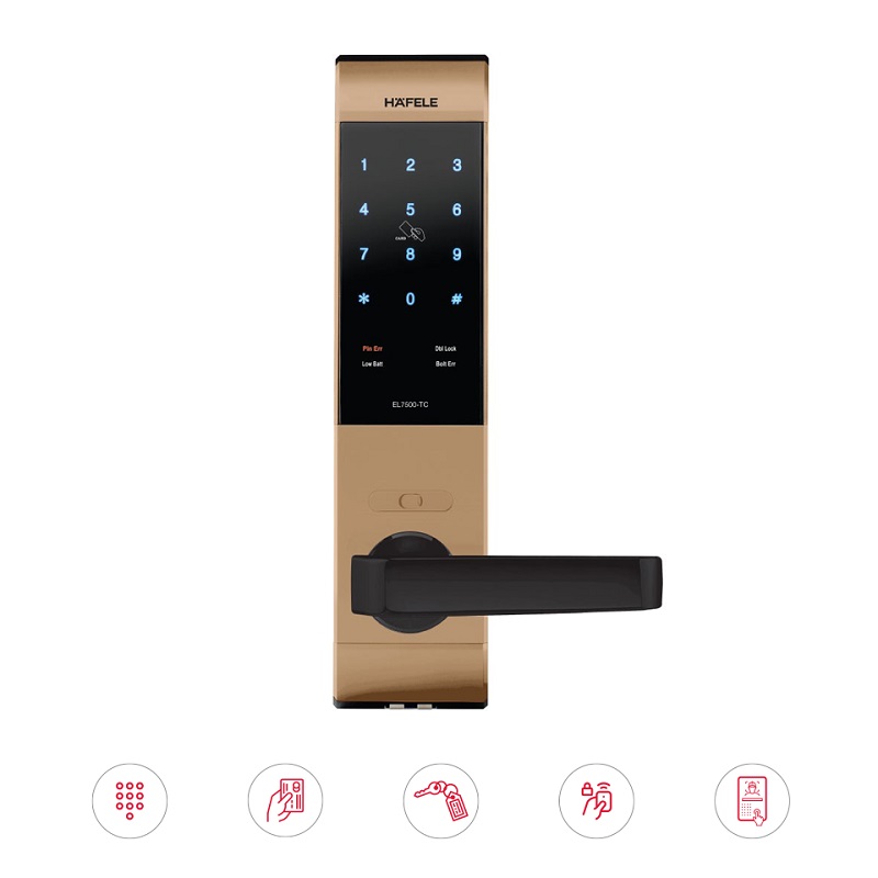 Ảnh Khóa thẻ từ Hafele EL7500-TC 912.20.558