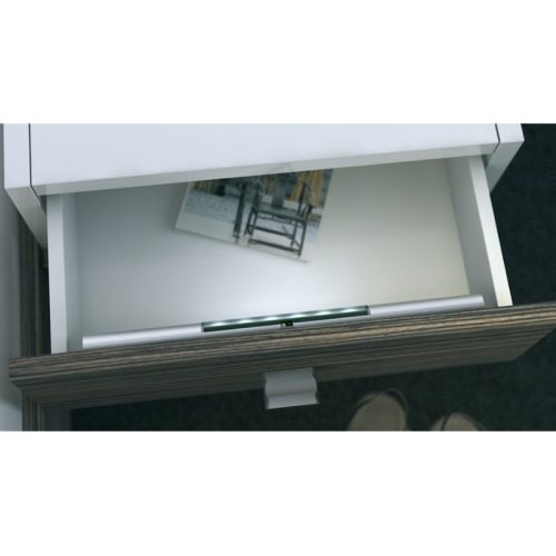 Ảnh thực tế đèn Led cho hộc kéo dùng pin Hafele 833.87.020