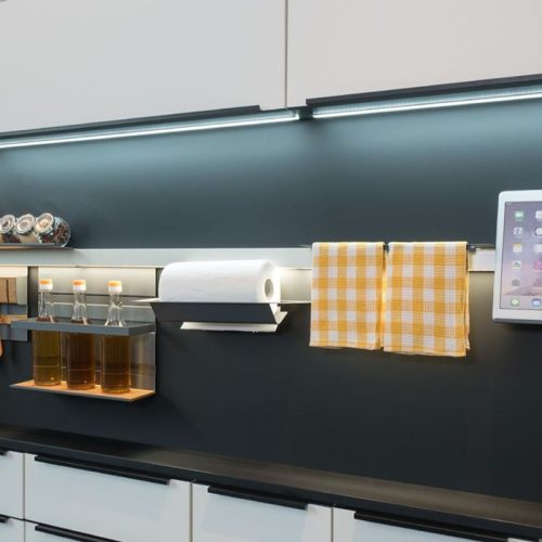 Ảnh thực tế kệ đa năng có khung Hafele 521.01.530