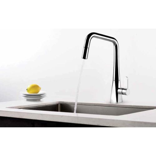 Vòi rửa bát nóng lạnh Hafele HT20-CH1P241 570.82.220 có dây rút 3 Ảnh thực tế vòi rửa bát nóng lạnh Hafele HT20-CH1P241 570.82.220 có dây rút