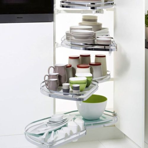 Bộ Rổ Góc Lemans II Xoay Phải Hafele 541.32.672