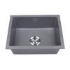 Chậu rửa bát đá 1 hố Hafele Essence HS22-GEN1S60S 577.25.500