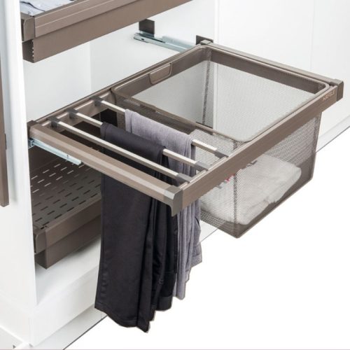 Giá treo quần kèm giỏ 800mm Hafele 807.95.131