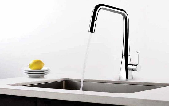 Vòi rửa bát nóng lạnh Hafele HT20-CH1P241 570.82.220 có dây rút 6 Hình ảnh vòi rửa bát nóng lạnh Hafele 570.82.220