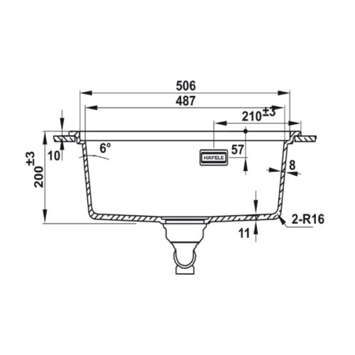 Hướng dẫn lắp đặt chậu rửa bát đá 1 hố Hafele Essence HS22-GEN1S60M 577.25.320