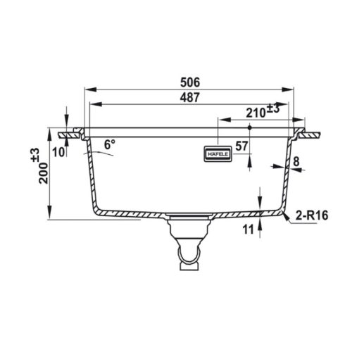 Hướng dẫn lắp đặt chậu rửa bát đá 1 hố Hafele Essence HS22-GEN1S60M 577.25.520