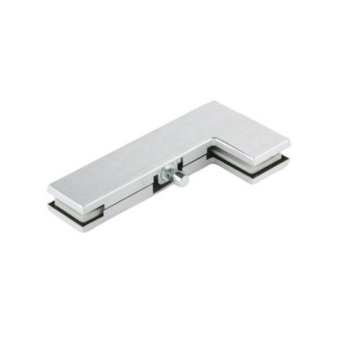 Kẹp kính chữ L inox bóng Hafele 981.00.663