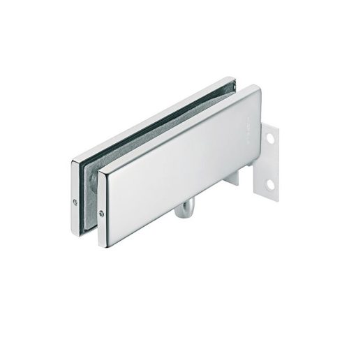 Kẹp kính trên khung gắn tường inox mờ Hafele 981.50.050