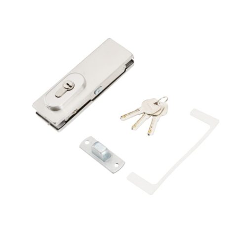 Khóa kẹp chân kính inox bóng Hafele 981.00.660