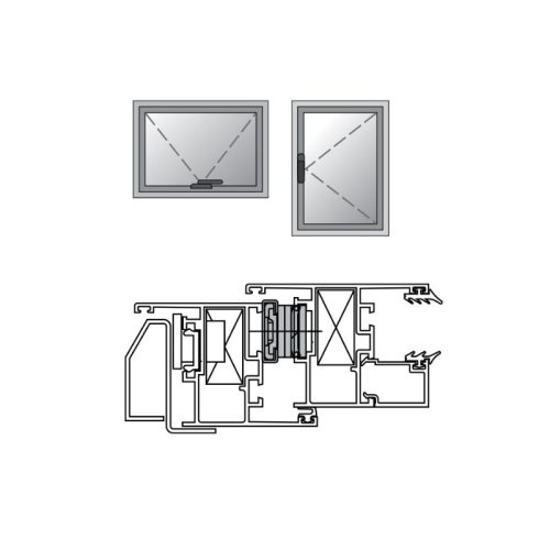 Kích thước bản lề chữ A cửa nhôm 50Kg Hafele 972.05.207