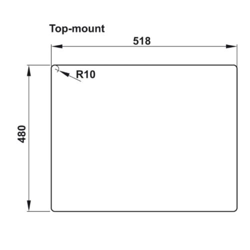 Thông số kỹ thuật chậu rửa bát đá 1 hố Hafele Essence HS22-GEN1S60S 577.25.500