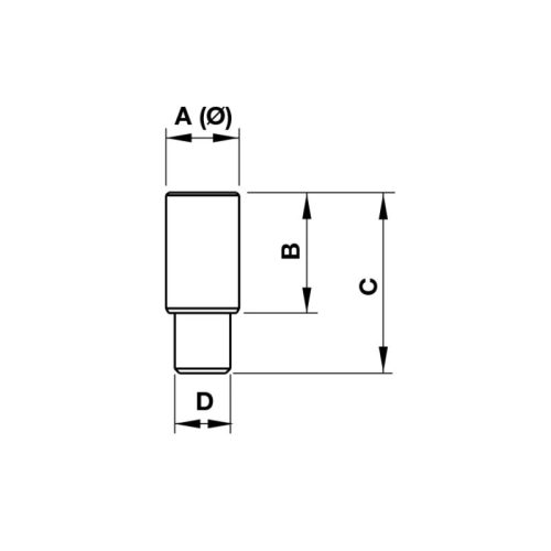 Kích thước chốt liên kết cửa nhôm 19.5mm Hafele 972.05.226