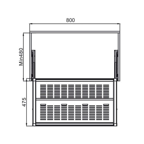 kich thuoc ke de giay bang kim loai 800mm hafele 807 95 163