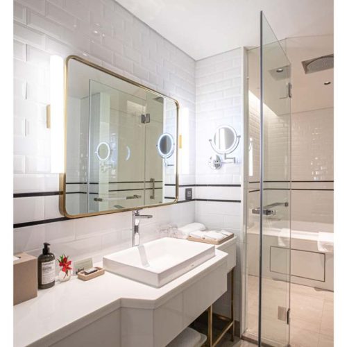 Lắp đặt bản lề kính - kính 180º Hafele 981.77.902