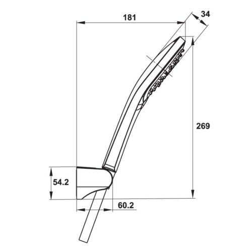 Lắp đặt bộ sen tay AirSense 120S Hafele 485.60.625