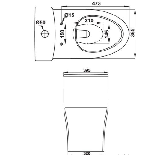 Lắp đặt bồn cầu 1 khối Sapporo Hafele 588.79.409