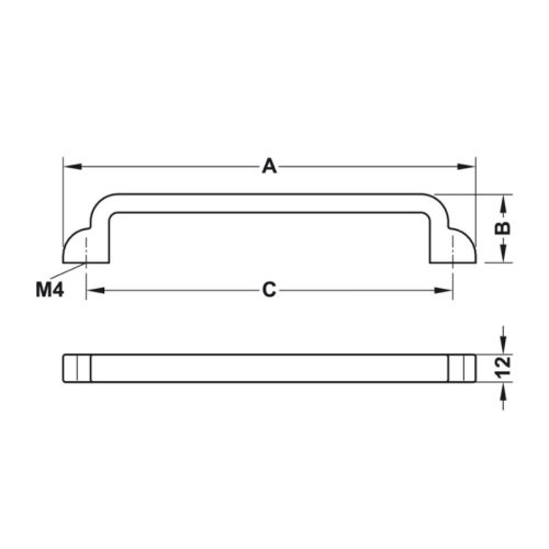 Lắp đặt tay nắm tủ Hafele 106.61.943