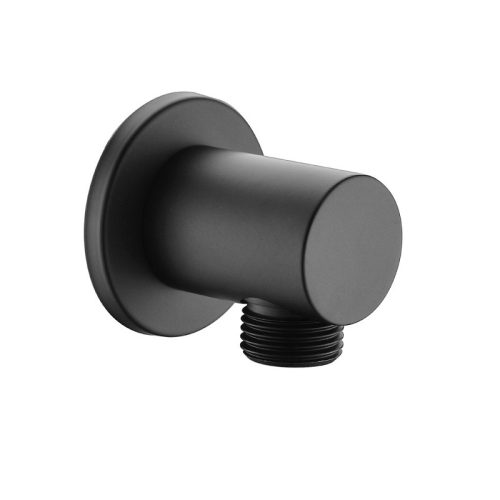 Phụ kiện cấp nước sen tay dạng tròn đen Hafele 485.60.060